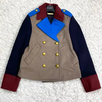 미사용급 MARC BY MARC JACOBS 울 피코트 골드 버튼 2