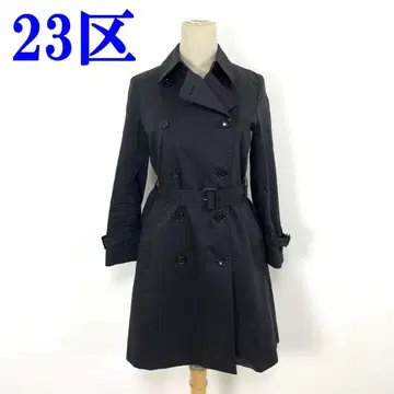 23구 vingt-trois 트렌치코트 블랙 폴리에스테르 32 C4347