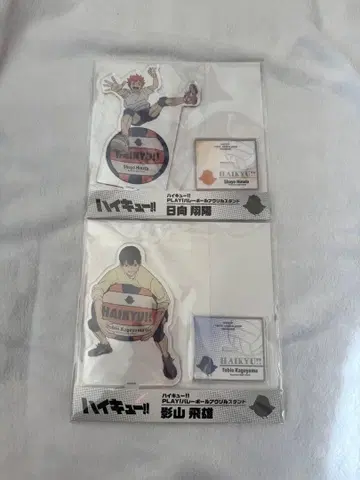 하이큐!! 히나타 쇼요 카게야마 토비오 PLAY! 배구 아크릴 스탠드