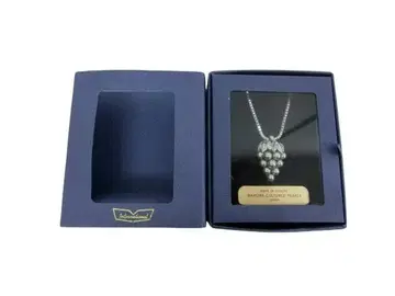 마루와 인터내셔널 블루 펄 목걸이 실버 925 목걸이