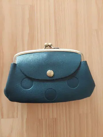 칸미 캔디 루프 친자 가마구치 지갑 네이비