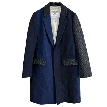 N-698 BEAUTY&YOUTH 해리스 트위드 클레이지 체스터 코트