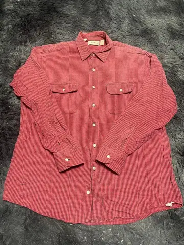 90s l.l.bean 엘엘빈 플란넬 셔츠 체크 셔츠 남성용