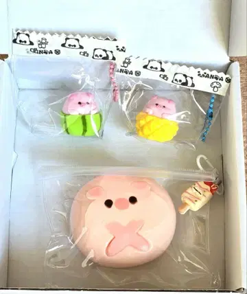 해외 스퀴즈 아기 돼지 세트 LADODO JODYTOY