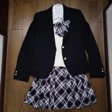 블레이저와 스커트 세트, 스웨터 포함