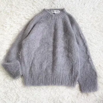 할리 오브 스코틀랜드 모헤어 70% 스웨터 그레이 계열 34