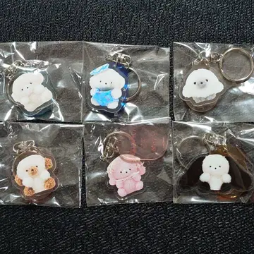 죠세마루 그림 전시회 가챠 회장 한정 키링 컴프