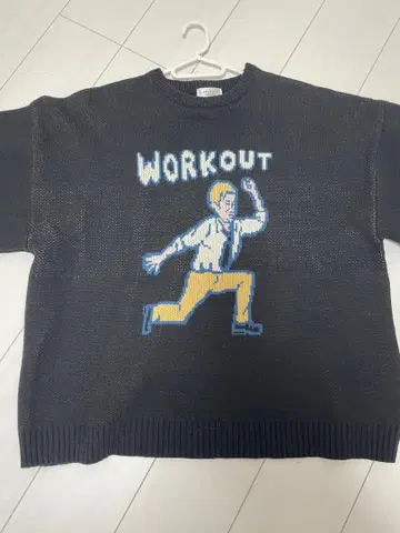 shefull WORKOUT 프린트 니트 스웨터