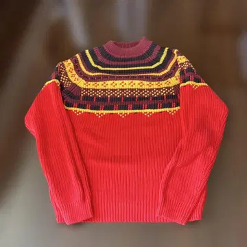 TOPMAN 빨간색 니트 스웨터 M 사이즈