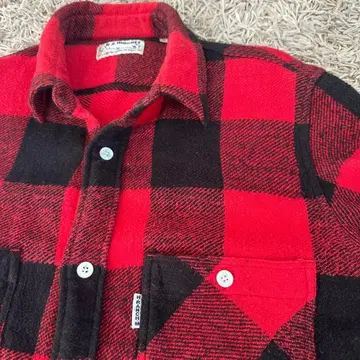 할리우드 런치마켓 블록 체크 플란넬 셔츠 사이즈 2