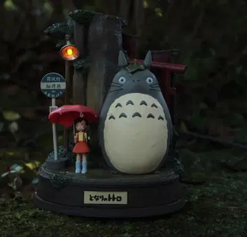 [새상품] 지브리 이웃집 토토로 라이트업 디오라마 피규어 아트