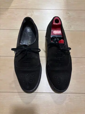 Bally 블랙 스웨이드 드레스 슈즈