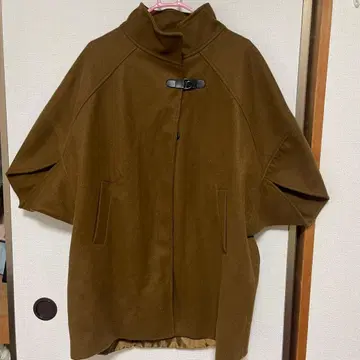 브라운 오버 사이즈 롱 코트