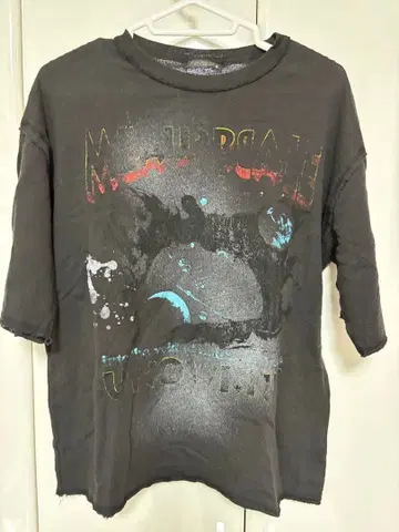 ZARA 그래픽 프린트 니트 T셔츠