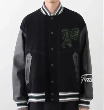 FACETASM PATCHED STADIUM JACKET 바시티 자켓
