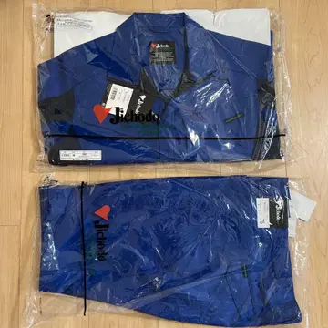 Jichodo 점퍼 M 사이즈 바지 세트 (로얄 블루)