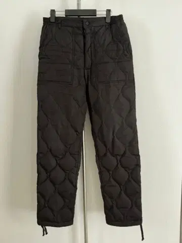 TAION 밀리터리 다운 팬츠 블랙 S 사이즈