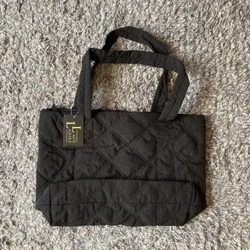 퀼팅 숄더백, 블랙, 리본 포함