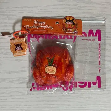 mellojoy 멜로조이 스퀴즈 터키 파티 치킨 감사제 한정판