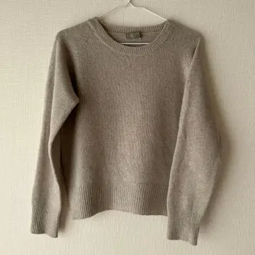 MARGARET HOWELL 베이지 크루넥 스웨터