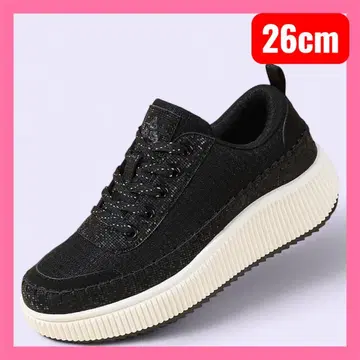 스니커즈 여성용 통굽 플랫폼 로우컷 25.5~26cm