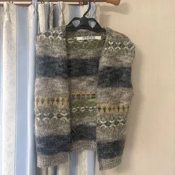 PERVERZE 니트 베스트 그레이 계열