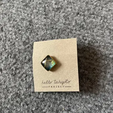 금은사와 수지를 조합한 쥬얼리 귀걸이