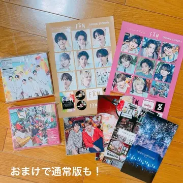 Timelesz FAM 초회 AB 보통 & 스티커 & 뉴스레터 세트