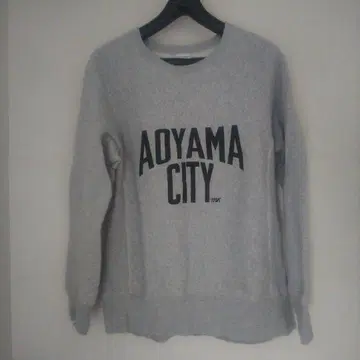 mr.gentleman x champion 리버스 위브 맨투맨 멜란지