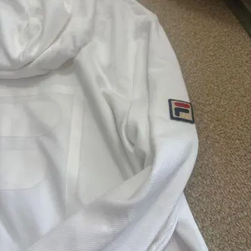 FILA 화이트 XL 후드티