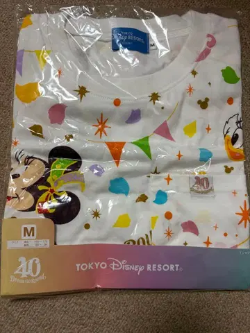 디즈니 리조트 40주년 티셔츠 T셔츠 M 미개봉 새상품
