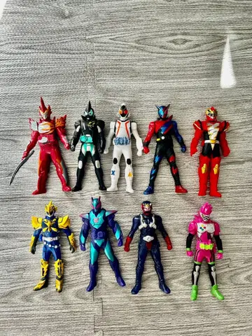 가면라이더 피규어 9체 세트