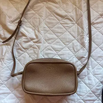 FURLA 베이지 가죽 숄더백