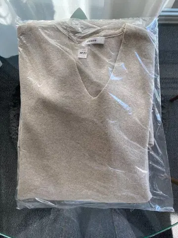 ebure V넥 울 롱 원피스