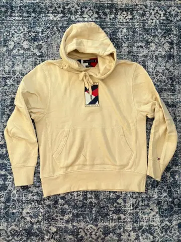 타미힐피거 후드티 베이지 S