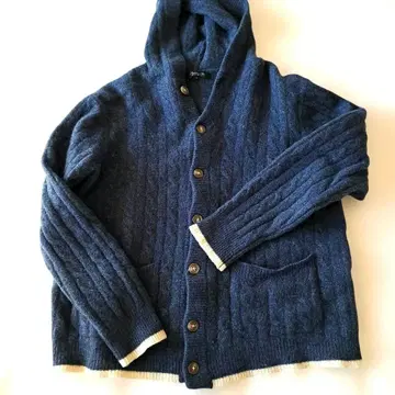 유나이티드 애로우즈 네이비 니트 가디건