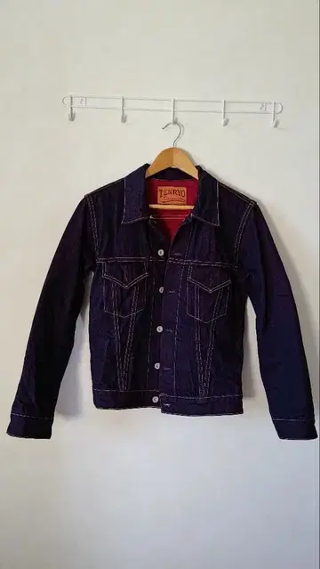 TENRYO 데님 자켓 사이즈 38 레드