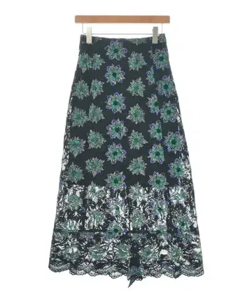 파코 라반 롱 맥시 길이 스커트 여성용