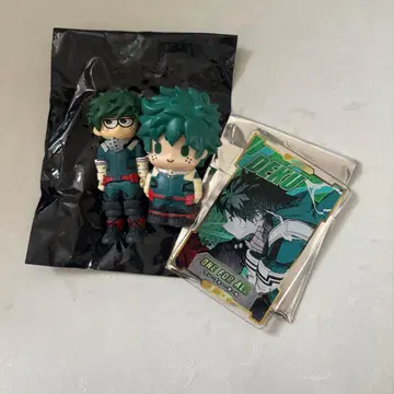미도리야 이즈쿠 지로리 피규어 2체 세트 아크릴 카드