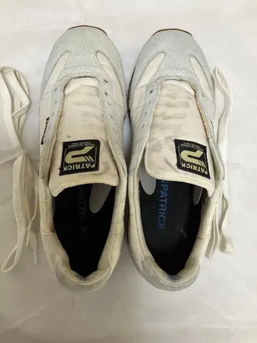 PATRICK 스니커즈 화이트/그레이 (스니커즈 클리닝 완료)