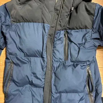 네이비/블랙 다운 자켓