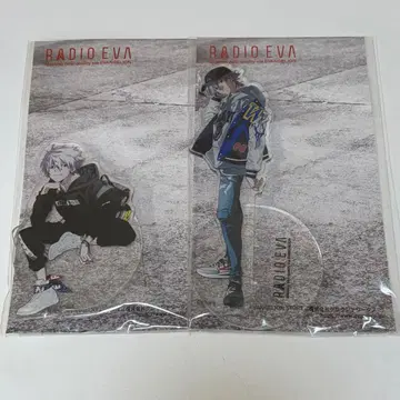 RADIO EVA 에반게리온 아크릴 스탠드 2개 세트