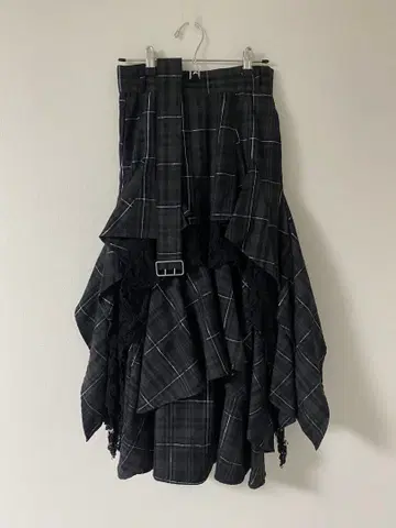 타탄 체크 캉캉 스커트(HARE)