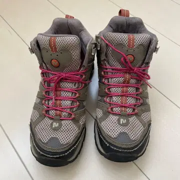 MERRELL 24.5cm 트레킹 슈즈 그레이