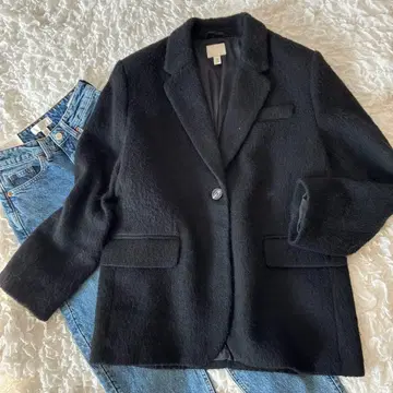 인기 샤기 자켓