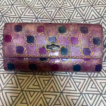 ANNA SUI 장지갑 퍼플 계열