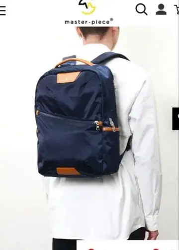 새상품 master-piece Progress 데이팩 네이비