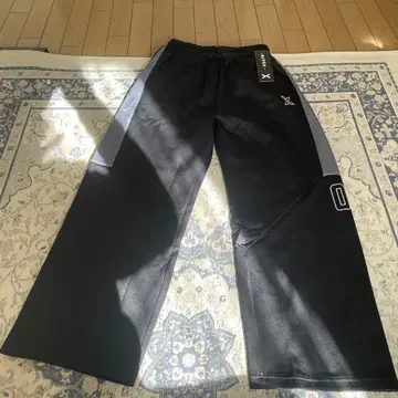 비트 블랙 와이드 팬츠 사이드 스트라이프 00