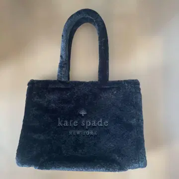 케이트 스페이드 블랙 보아 토트백