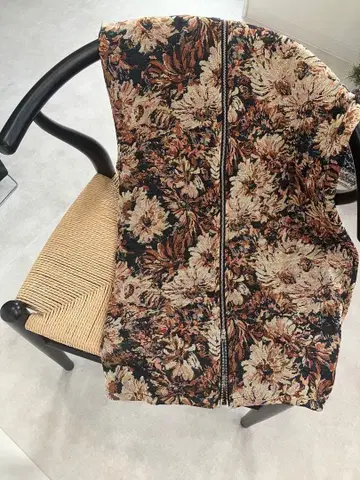 꽃무늬 스커트 타이트 롱 스커트 고블랑